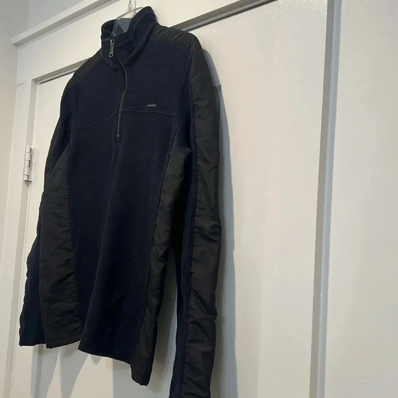 Calvin Klein navy blue and black half zip pullover size small. - Picture 3 of 8